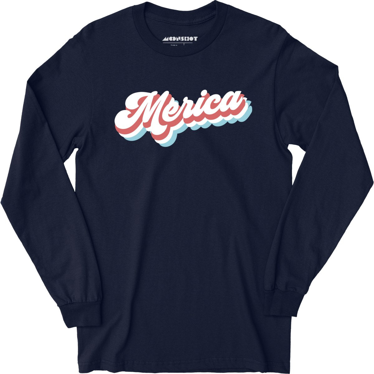 Merica Retro Stylish - Long Sleeve T-Shirt