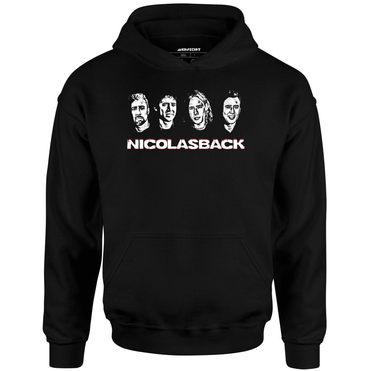 Nicolasback - Nickelback Nicolas Cage Mashup - Unisex Hoodie