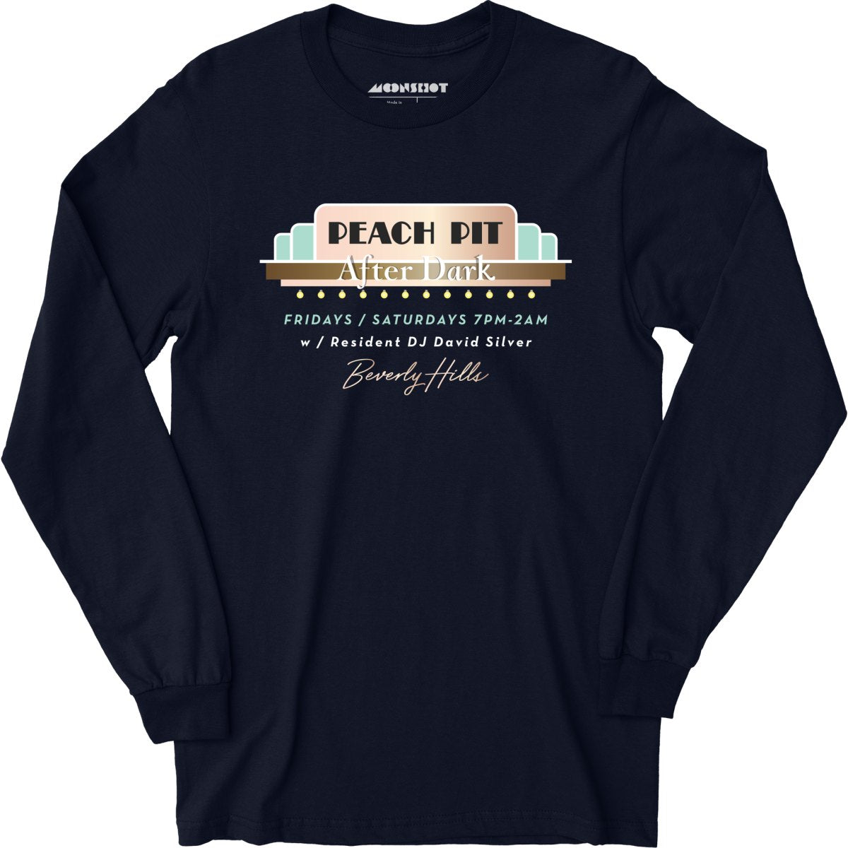 Peach Pit After Dark 90210 - Long Sleeve T-Shirt