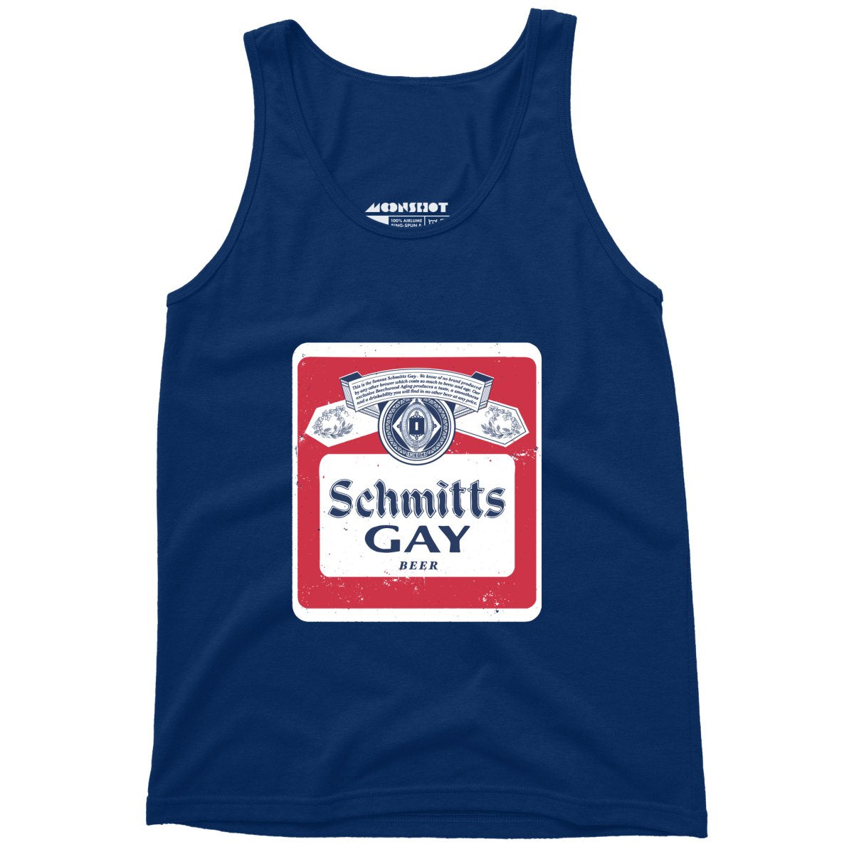 Schmitts Gay Beer - Unisex Tank Top – m00nshot