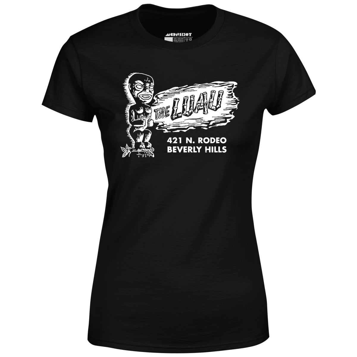 The Luau - Beverly Hills, CA - Vintage Tiki Bar - Women's T-Shirt ...
