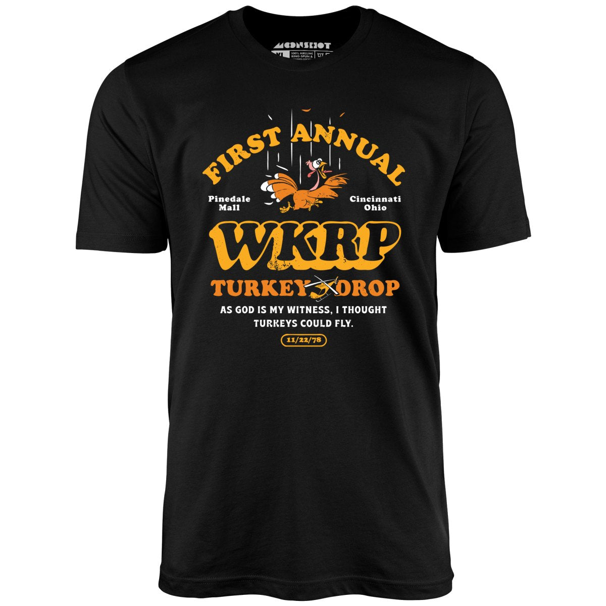 Image of WKRP Turkey Drop - Unisex T-Shirt