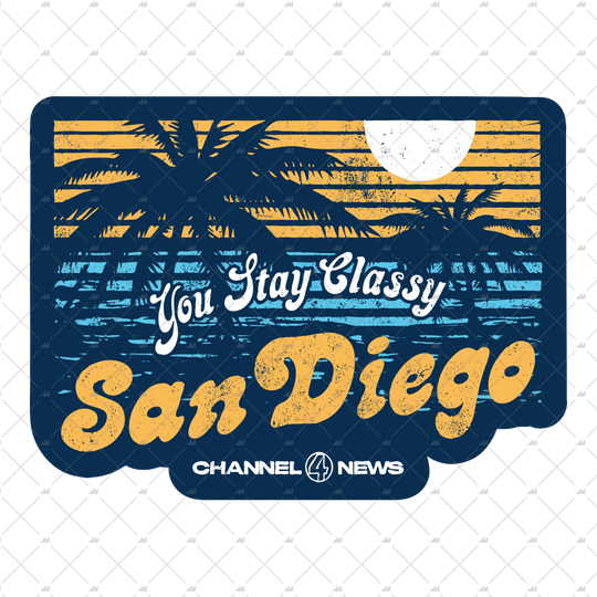 San Diego T-Shirt - You Stay Classy, Dark Chocolate / 2XL