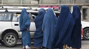 Women in Afganistan during the reign of Taliban