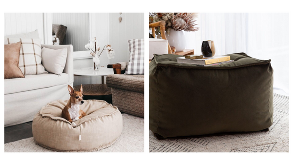 Australian made Ottomans  by Onyx & Smoke