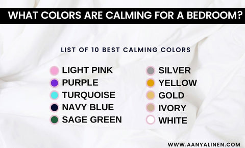 list of best 10 calming colors