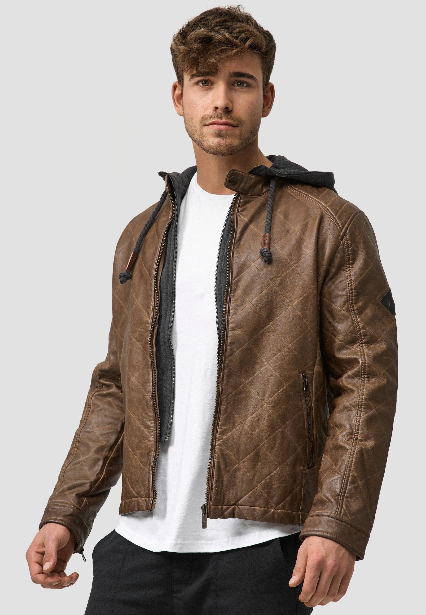 guess men's brown jacket