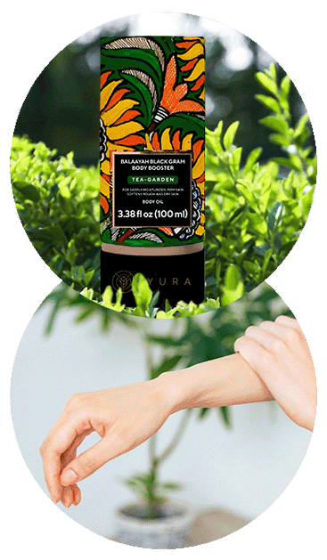 Balaayah Tea-Garden packaging image & woman's hands