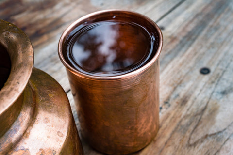 Drinking water in copper vessel is good for skin health
