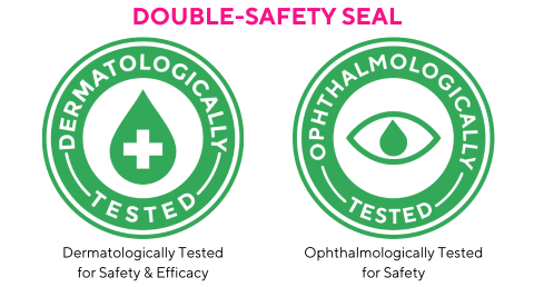 Dermatologically Tested for Safety & Efficacy | Ophthalmologically Tested for Safety