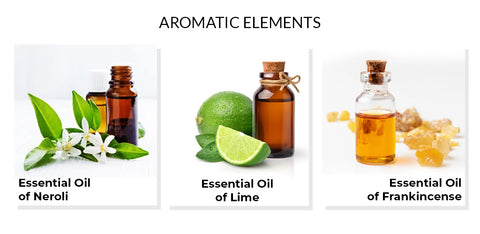 Essential oils of Neroli, Lime & Frankincense