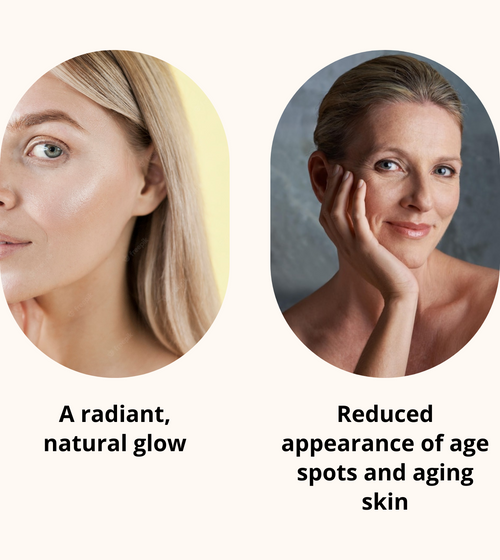 Reduced appearance of age-spots & natural glow