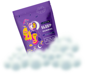 image of Sleep Gummies on background