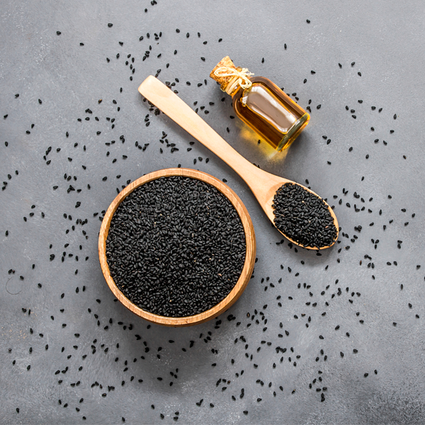 black gram seeds and oil