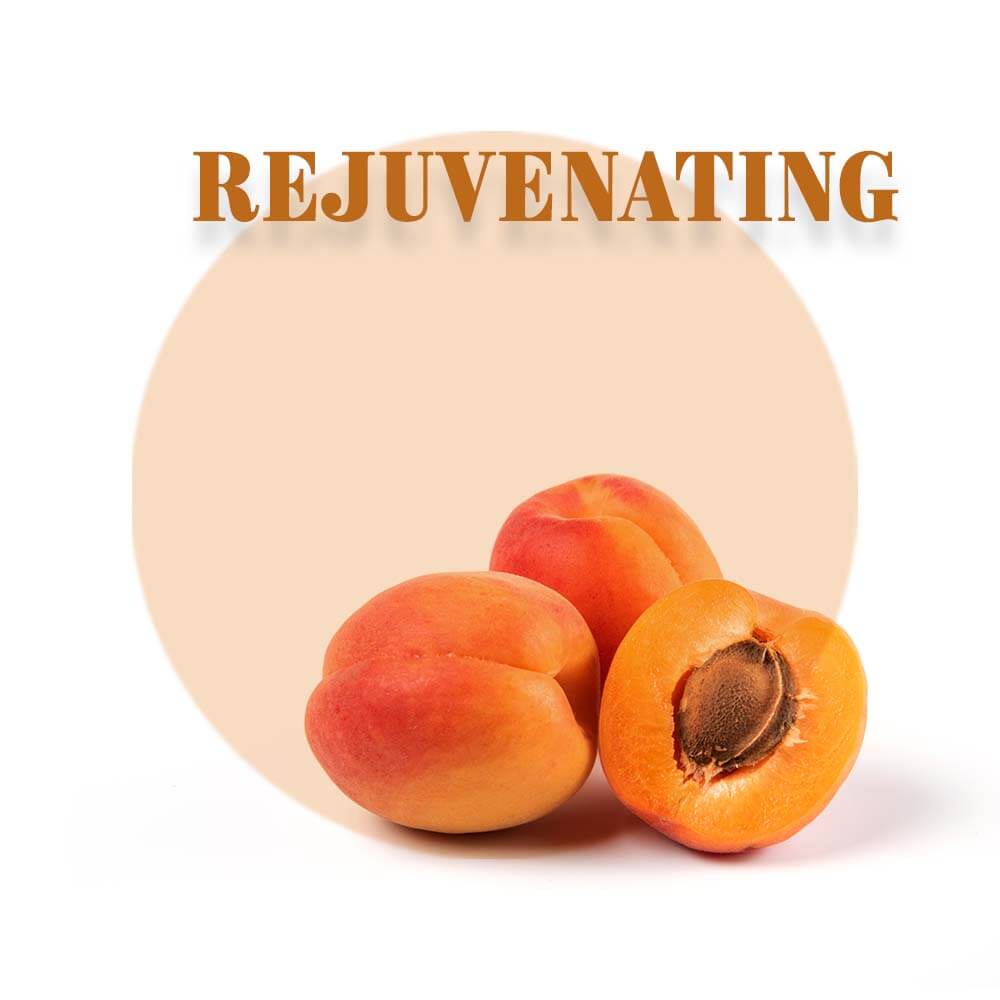 Apricot | Text: Rejuvenating 