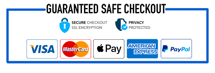 guaranted safe checkout, VISA, mastercard,american express, paypal. Privacy proteted