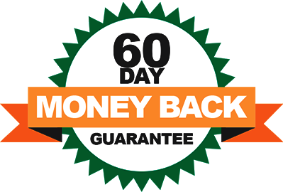  60-day money back guarantee