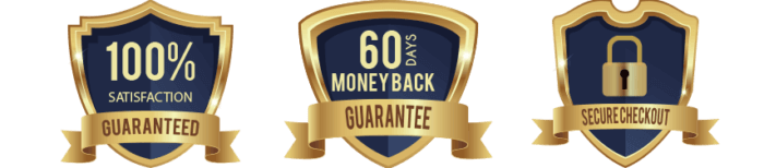 60 days money back guarantee