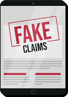 Fake claims vector