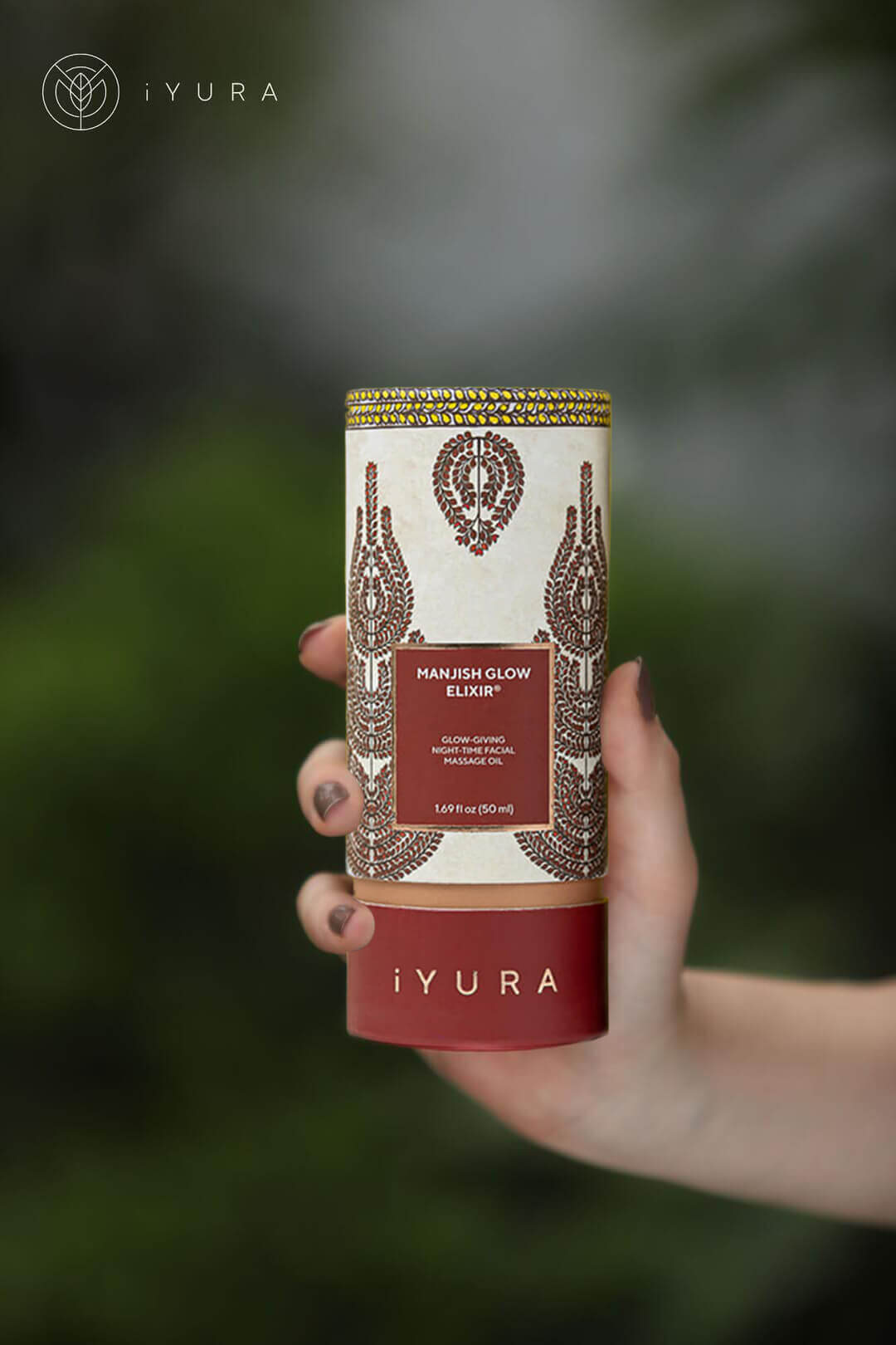 iYURA Manjish Glow Elixir  - 4 drops, 5 minutes every night for a natural, no makeup glow!