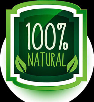 100% natural