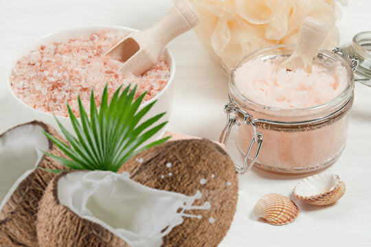 Himalayan Rock Salt and coconut