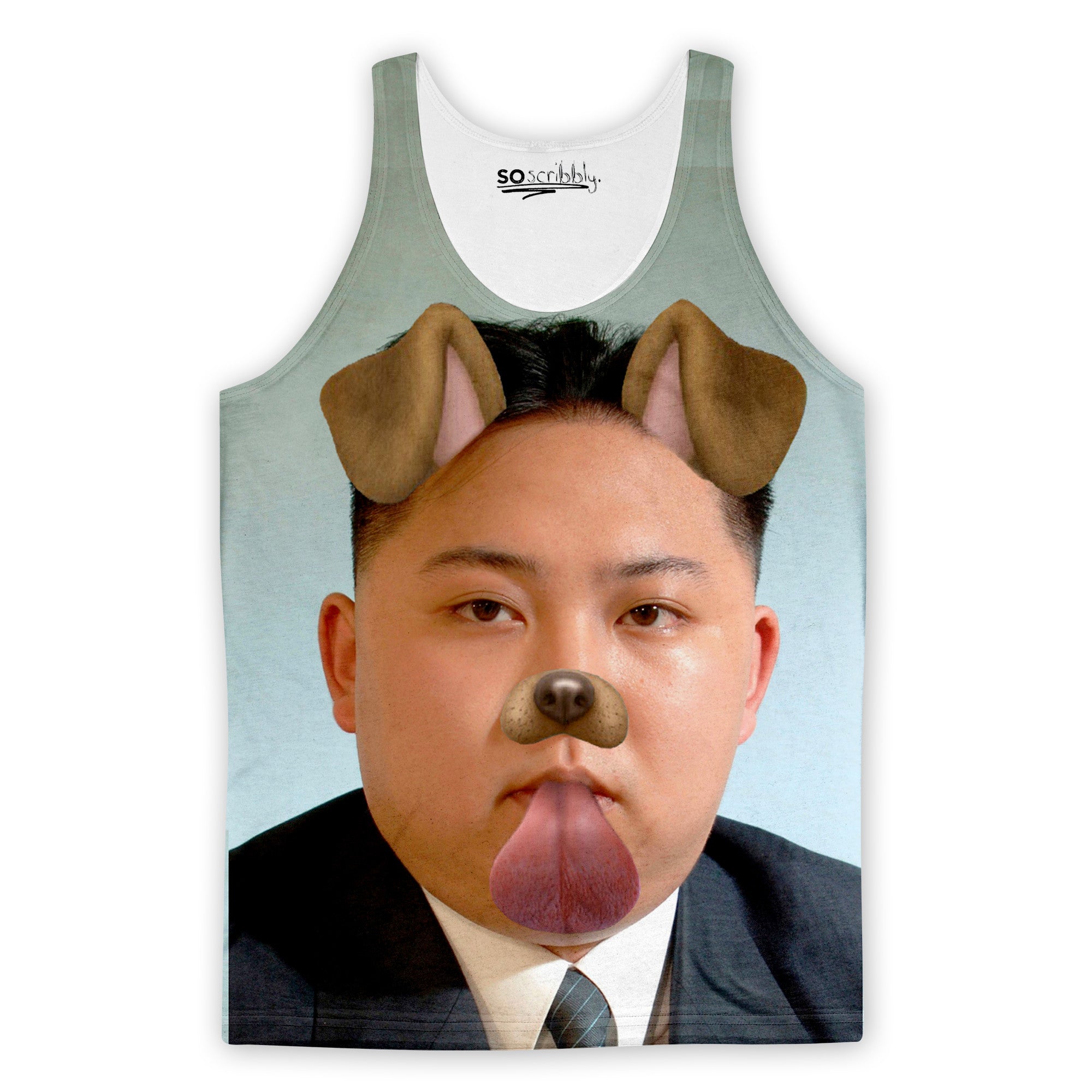 Kim Jong Un Selfie Tank Top SoScribbly