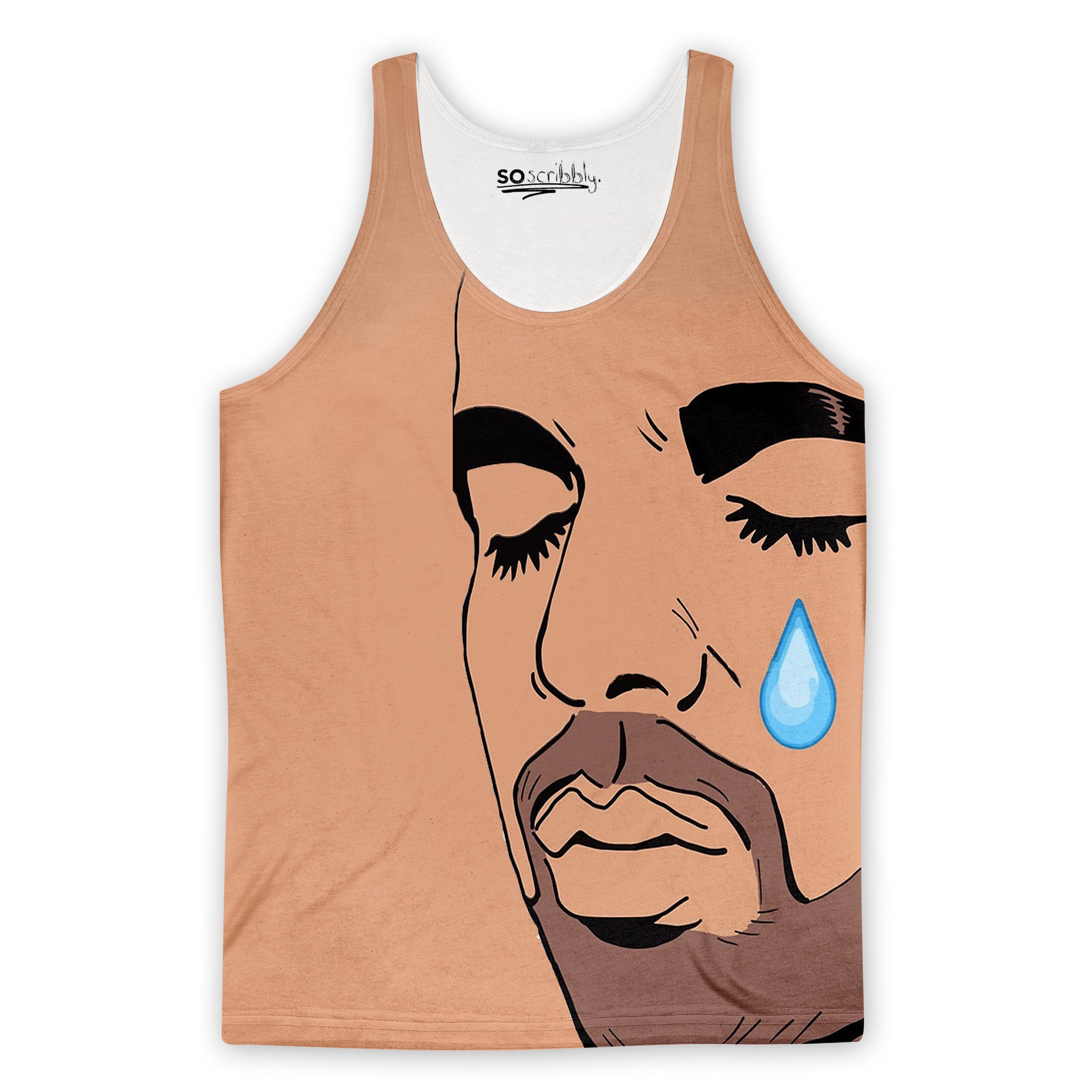 Sad Drake Tank Top SoScribbly