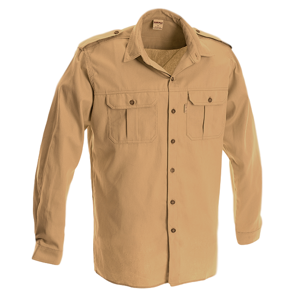 Ruggedwear Long Sleeve Khaki Eland Rangers Safari Shirt. 7.5oz We are ...