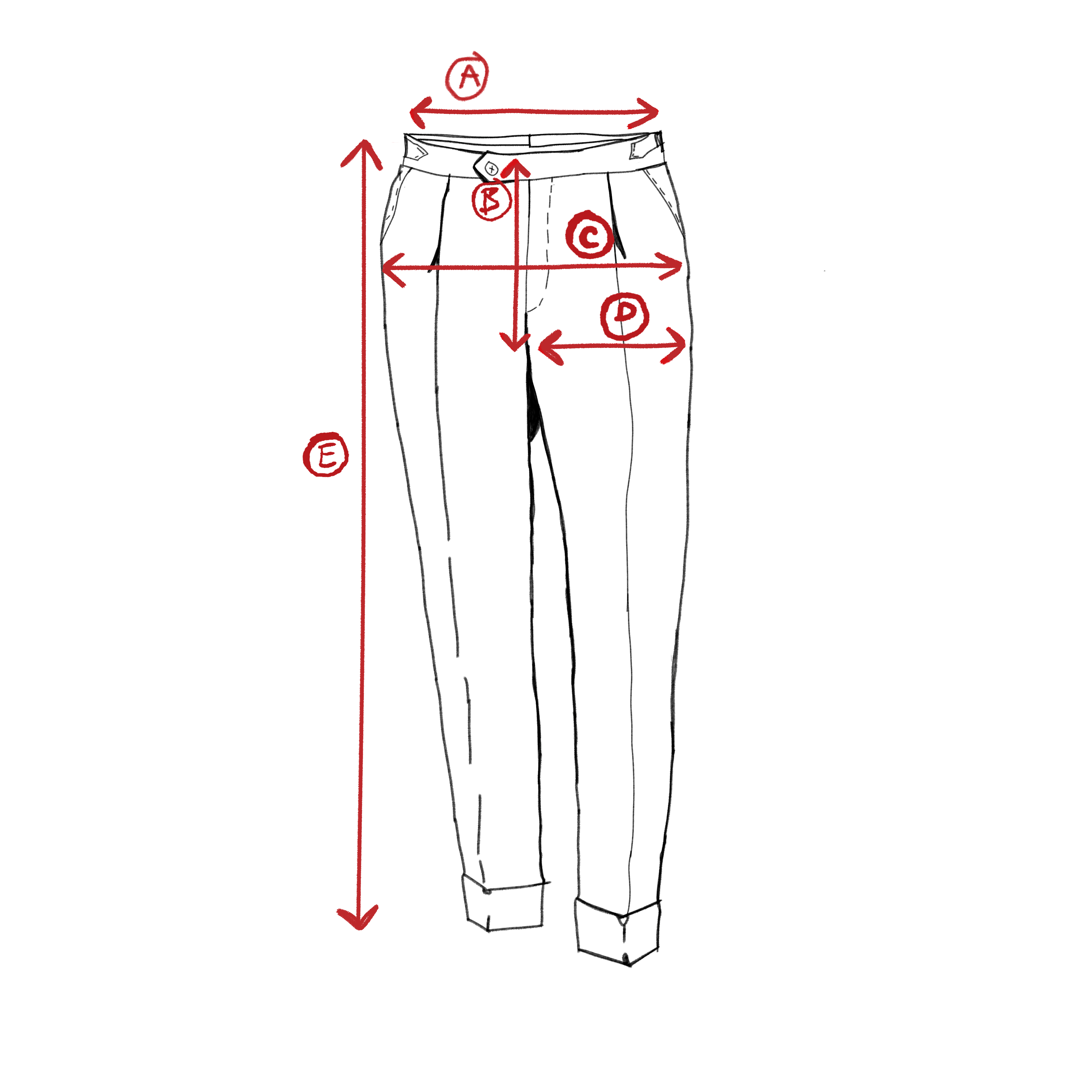 Measurements Trousers | Suit Up Weird