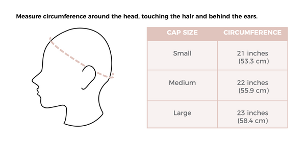 Beso Hair Wig Cap Size Measurement
