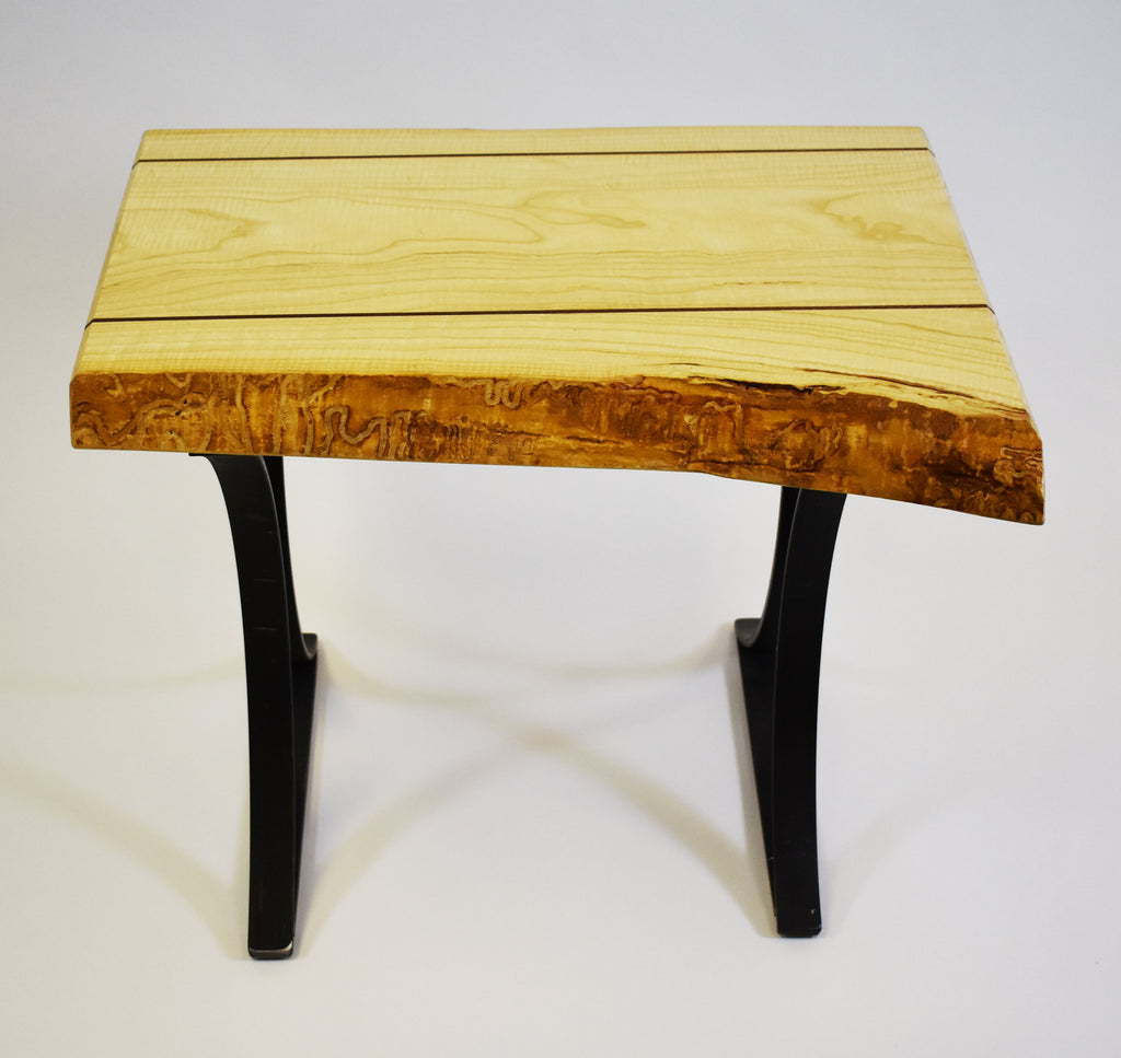 Rustic Ash End Table