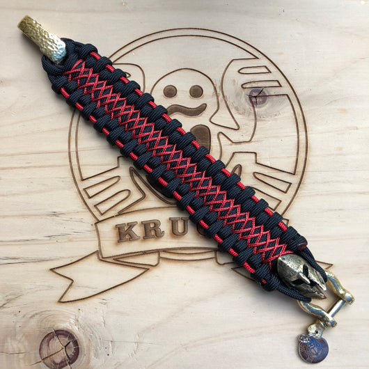 Armored Spartan paracord bracelet – Kruger EDC