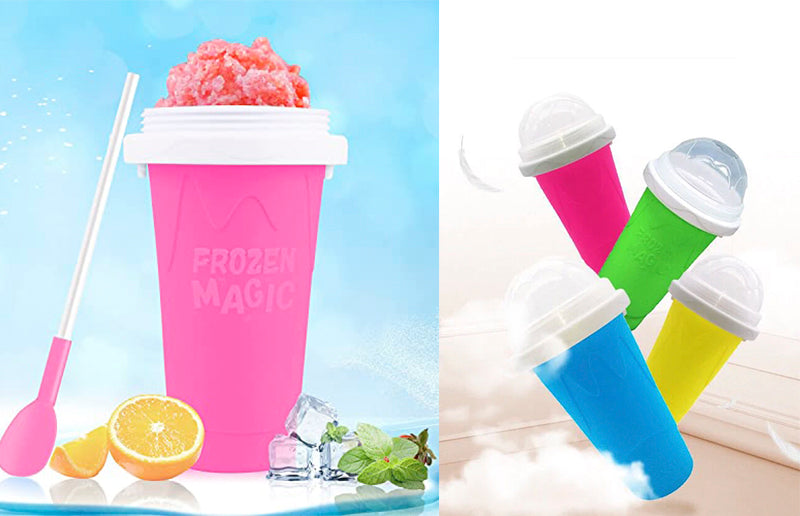 quick freeze slushy maker cup in different colors