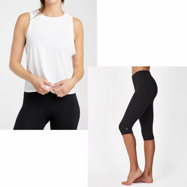 Epirus Timeless Tennis Tank and Cropped Tennis Leggings