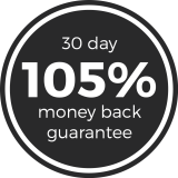 Ergo X Tech offers a 30 day, 105% money back guarantee