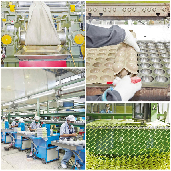 How tennis balls are made. Tennis ball production process
