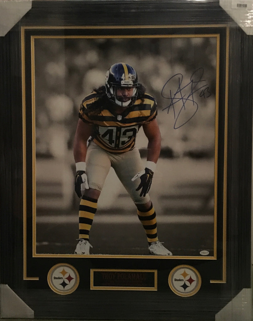 Troy Polamalu Pittsburgh Steelers Signed Autograph Custom Jersey