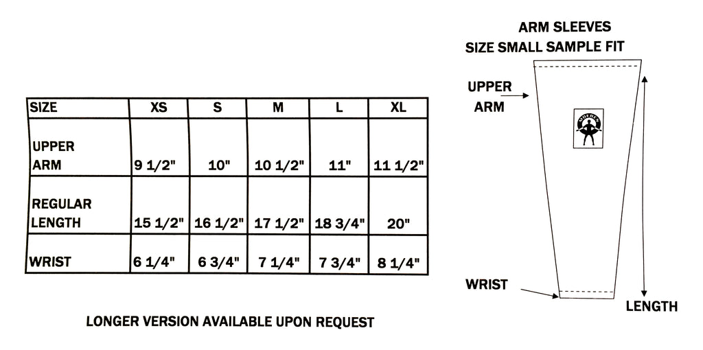 Arm Size Chart