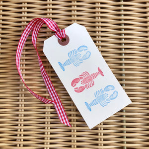 Red Lobster Gift/Wine Tags - ACK 4170® - Red Red Wine Ub40