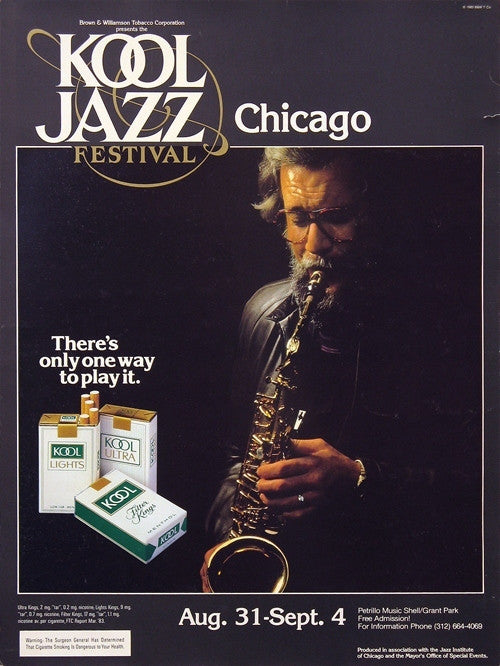 Chicago Kool Jazz Festival 4th Annual, 1983 Poster Plus