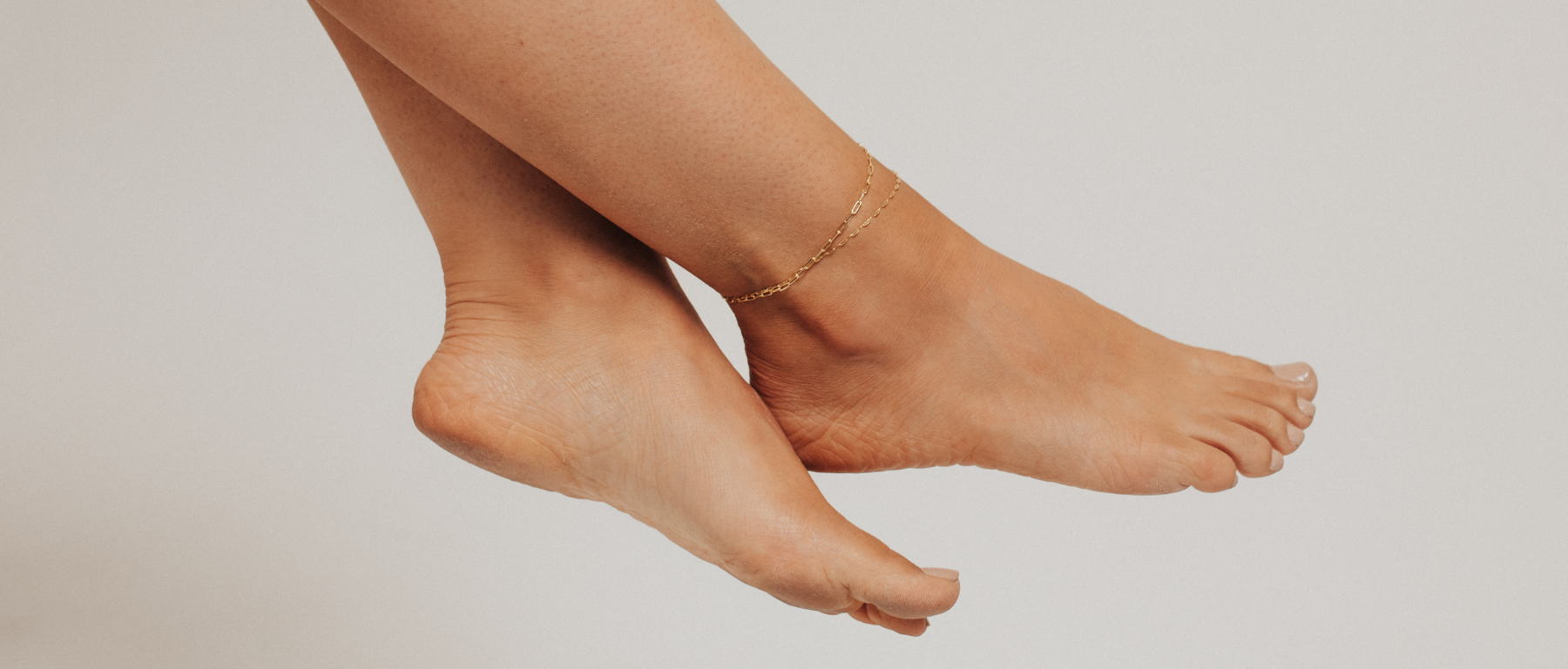 ADJUSTABLE SPECCHIO MIRROR ANKLET (GOLD)