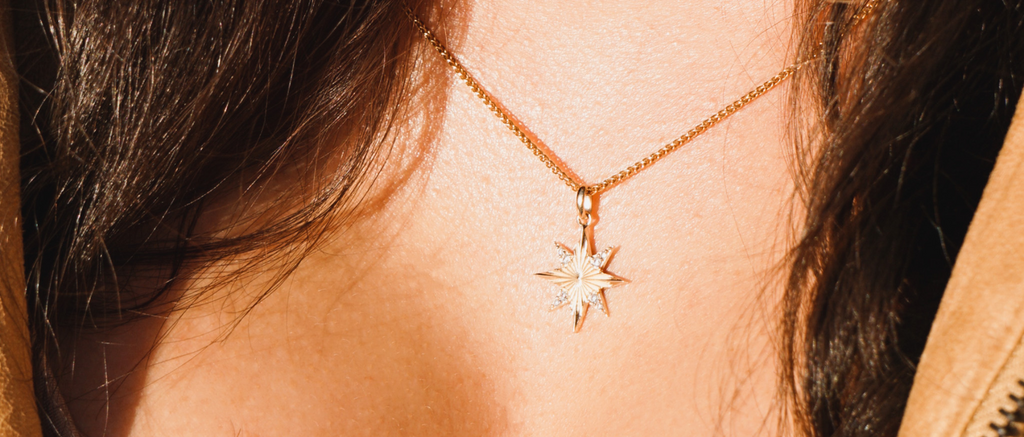 Gold Shining Star Pendant