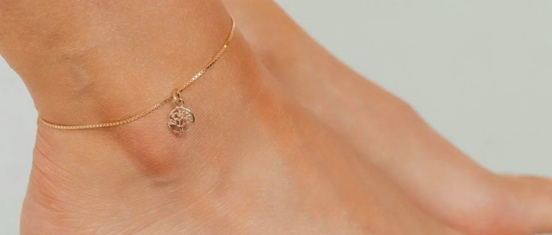 ROMA TREE OF LIFE CHARM ADJUSTABLE ANKLET