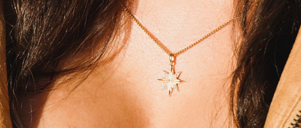 Gold Shining Star Pendant