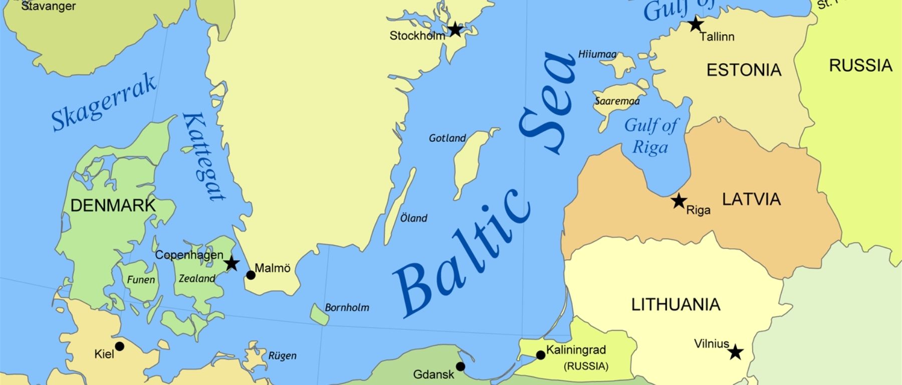 Остров Рюген на древней карте