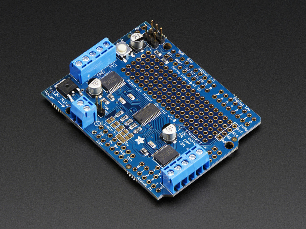 Adafruit Motorstepperservo Shield For Arduino V23 Kit Kjdelectronics 8795