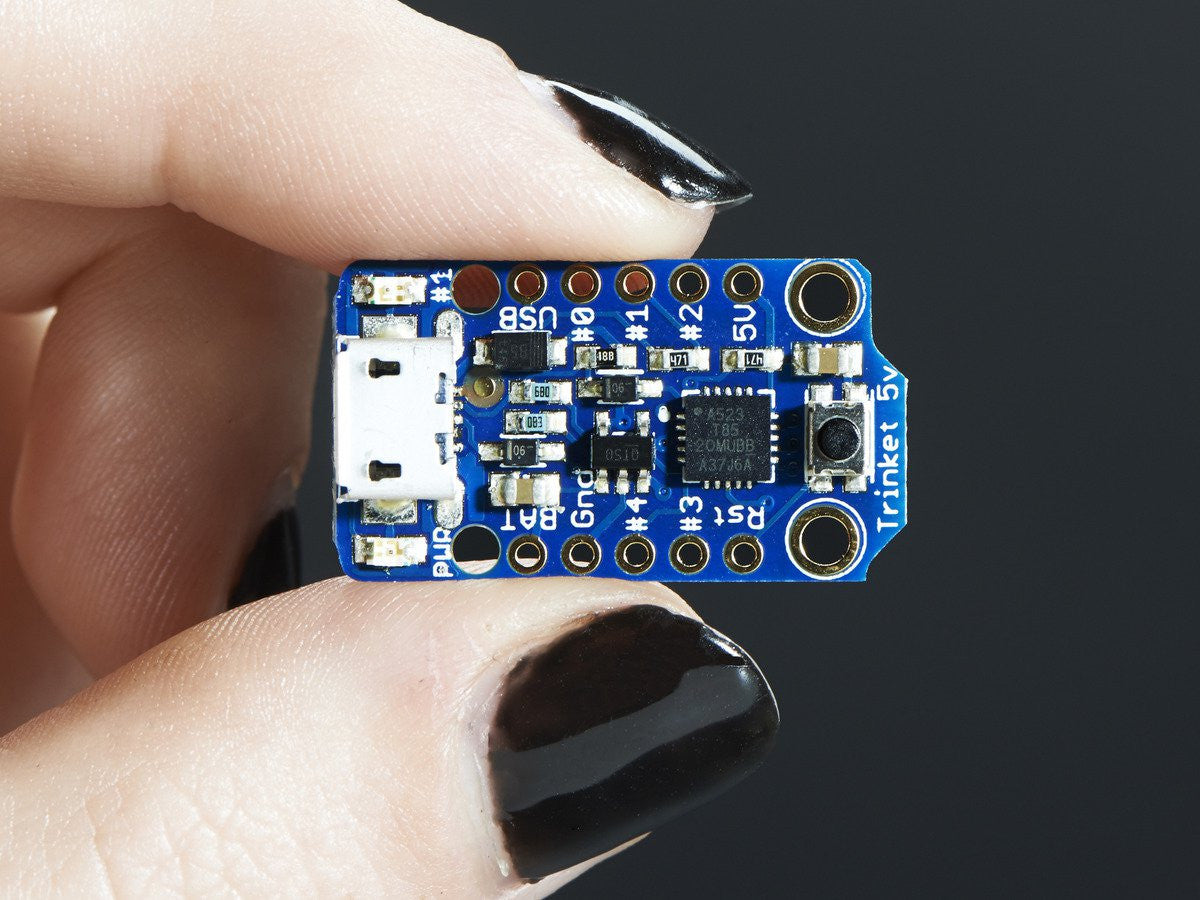 adafruit trinket 5v arduino ide