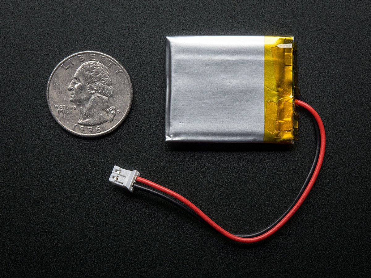 Adafruit Industries Lithium Ion Polymer Battery - 3.7v 2500mAh - Micro  Center