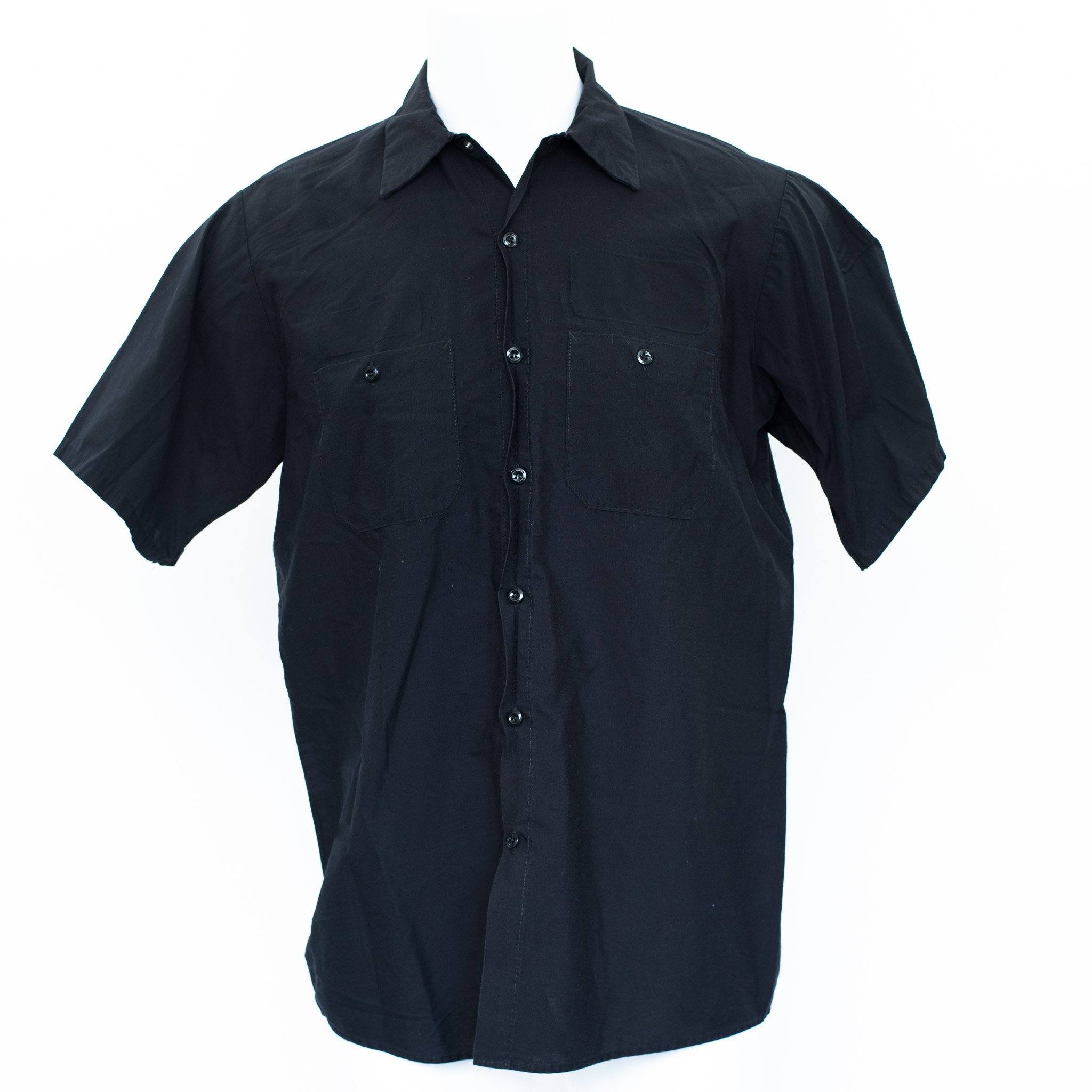 Used Standard Solid Color Work Shirt - Short Sleeve – Walt's Used Workwear